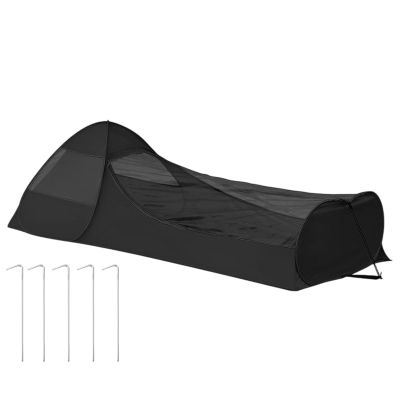 Single-Person Pop-Up Sleeping Bag with Instant-Opening Screen