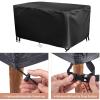 AEXOIO Outdoor Patio Table Cover 350 x 100 x 120 cm, Waterproof 600D Oxford Fabric Furniture Protection Cover view 2