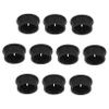 Round Plastic Cable Grommets, 10-Pack for Desks and Walls view 1