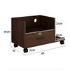 CJHFR472SG Printer Stand with Drawer, Mobile Office Organizer, Natural view 2