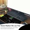 Investor Mouse Pad, Market Cheat Sheet Mat, Trading Strategy Guide, Non-Slip Base, Waterproof Material, 11.8 x 31.5 Inches view 2