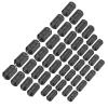 sourcing map Ferrite Ring Cores, EMI Cable Clips, Black, 44 Pieces view 1