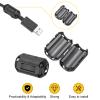 sourcing map Ferrite Ring Cores, EMI Cable Clips, Black, 44 Pieces view 4