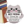 Inspirational Crochet Cat, Cute Funny Sewn Kitty for Stress Relief view 1
