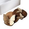 Floor Mat with Butterfly Motif, Realistic Butterfly Design view 1
