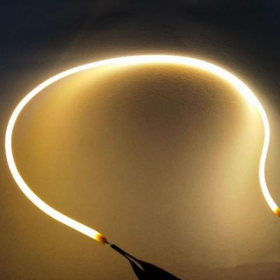 BULBEAWICK 6-Pack Flexible LED Filament, 3V, 300 mm, 2200K Yellow Light