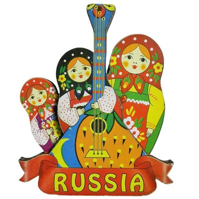Russian Refrigerator Magnet, Tourist Souvenir, 3D Collection
