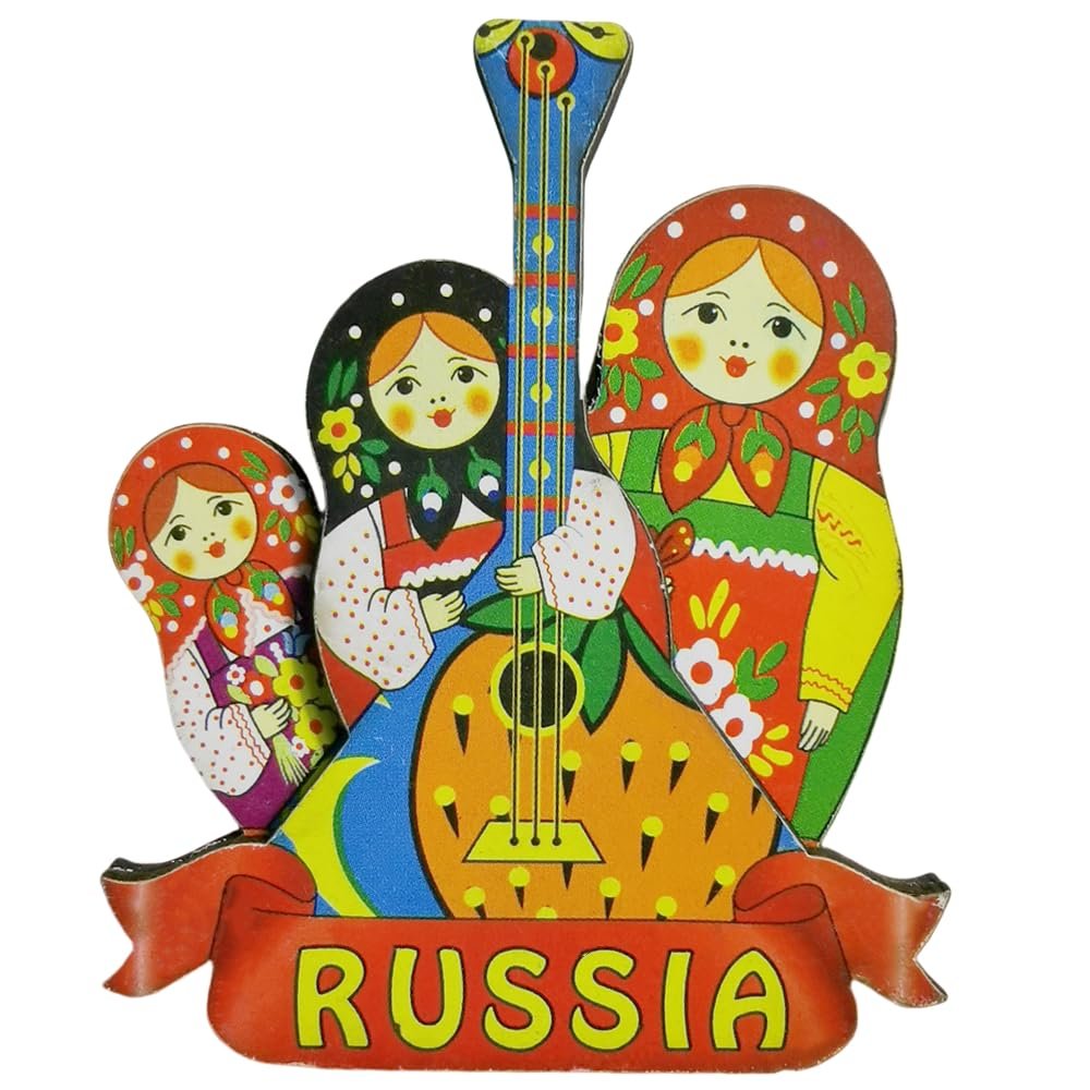 Russian Refrigerator Magnet, Tourist Souvenir, 3D Collection