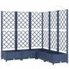 Myheimly Planter with Trellis, Blue-Gray, 120 x 120 x 121.5 cm view 2