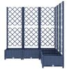 Myheimly Planter with Trellis, Blue-Gray, 120 x 120 x 121.5 cm view 4