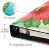 Summer Plumeria Hibiscus Flower Family Photo Album, Self-Adhesive 4x6 Photo Book view 4