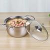 Stainless Steel Cookware Set with Glass Lids, 16–24 cm view 2