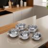 Stainless Steel Cookware Set with Glass Lids, 16–24 cm view 4