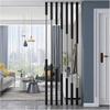 Room Divider Posts, Black, 47/65/72/76/80/95/100/110/115/120 in High, Privacy Screen, 7-Pack (Black A, H 145 cm) view 2