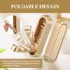 Carreneu Folding Wall-Mounted Coat Hook, 90° Foldable, Gold view 3