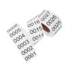 IMIKEYA Numbered Self-Adhesive Rectangular Labels view 1