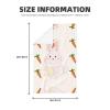 SSYGHT Kitchen Towel with Smiling Rabbit Print, Reusable and Washable view 2