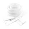 ZIPZSY 2-Pack #5 Resin Open-End Zippers, White, 90 cm view 1