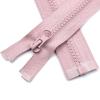 ZIPZSY 2-Pack #5 Open-End Resin Zippers, 60 cm, Dark Pink view 2
