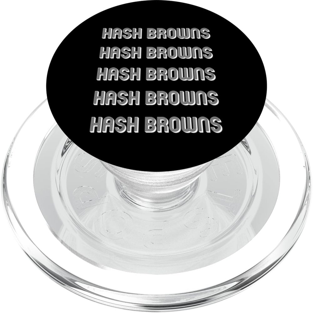 Eat Hash Browns PopSockets PopGrip for MagSafe