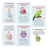 Resin Animal Pocket Hugs, Set of 6 Inspirational Greeting Cards view 1