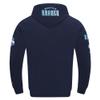 Pro Standard Men's NHL Old English Pro Cotton Fleece Hoodie, Midnight Navy, Large view 2
