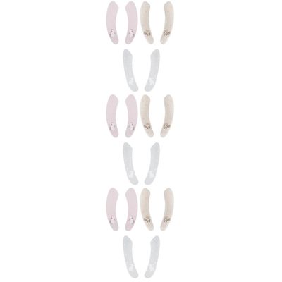 Artibetter 9-Pair Self-Adhesive Toilet Seat Covers, Thick Cushions, Washable and Skin-Friendly, Rabbit, Penguin and Palm Civet Designs