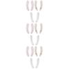 Artibetter 9-Pair Self-Adhesive Toilet Seat Covers, Thick Cushions, Washable and Skin-Friendly, Rabbit, Penguin and Palm Civet Designs view 1