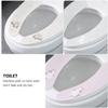 Artibetter 9-Pair Self-Adhesive Toilet Seat Covers, Thick Cushions, Washable and Skin-Friendly, Rabbit, Penguin and Palm Civet Designs view 2