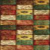 ZUZEKU Abstract Boho Colorful Runner Rug, Washable, Non-Slip, 100 x 120 cm view 2