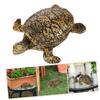 Ciieeo Outdoor Turtle Key Storage Box, Resin Garden Key Hider view 4