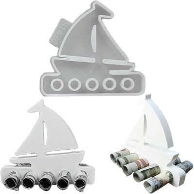ALEFBET Sailboat Money Gift Holder Silicone Mold (S1430)
