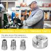 ZJchao Manual Self-Centering Lathe Chuck, 3-Jaw/4-Jaw view 2