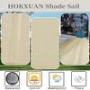 Waterproof Shade Sail with Ropes, 2.7 x 4 m, UV Protection, Taupe view 4