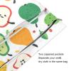 siphylline Reusable Baby Bags, 2-Pack, Wet/Dry Travel Bags with Handles, Colorful Apples and Pears view 3