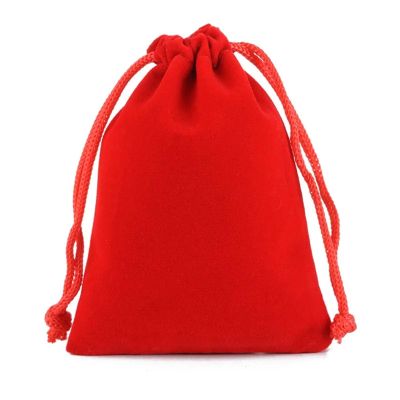50-Piece Velvet Gift Bags with Drawstring, 5 x 7 cm, 7 x 9 cm, or 10 x 12 cm