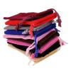 50-Piece Velvet Gift Bags with Drawstring, 5 x 7 cm, 7 x 9 cm, or 10 x 12 cm view 3