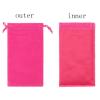 50-Piece Velvet Gift Bags with Drawstring, 5 x 7 cm, 7 x 9 cm, or 10 x 12 cm view 4