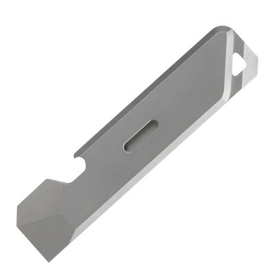 Titanium Pry Bar Tool with Keyhole, Mini Survival Gadget with Bottle Opener, 9.1 cm