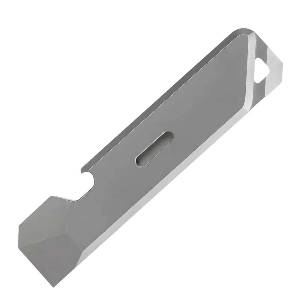 Titanium Pry Bar Tool with Keyhole, Mini Survival Gadget with Bottle Opener, 9.1 cm