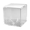 Baseball Display Case, UV Protection, Acrylic, Square, Transparent, for 22.9 cm Balls, 3-Pack view 1