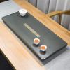 Natural Solid Tianluo Green Stone Tea Table with Drainage, Raw Stone, Ebonite, Home Decor, 80 × 35 × 3 cm view 2