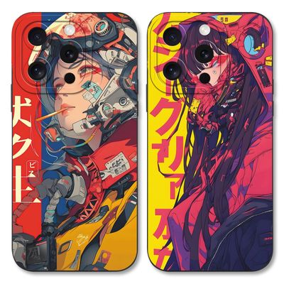 Yimctoie 2-Pack Cute Space Robot Cases for iPhone 16 Pro