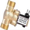 TBZOQAID G1/2-Inch Brass Electric Solenoid Valve, Normally Closed, 12V/24V/220V, G3/4-Inch Inlet view 2