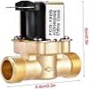 TBZOQAID G1/2-Inch Brass Electric Solenoid Valve, Normally Closed, 12V/24V/220V, G3/4-Inch Inlet view 3