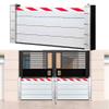 Flood Protection Barrier for Basement Windows and Garage Doors, H100 cm × L250, HXQSL view 1