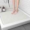 Pevfeciy Non-Slip Shower Mat 110 x 110 cm with Hook view 1