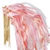 30 Wedding Wands with Bells, Pink Ribbon Streamers, 30 Pieces view 1