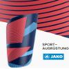 JAKO Unisex River Light Shin Guards, Sky Blue/Navy/Coral, M view 2