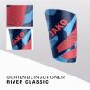 JAKO Unisex River Light Shin Guards, Sky Blue/Navy/Coral, M view 3